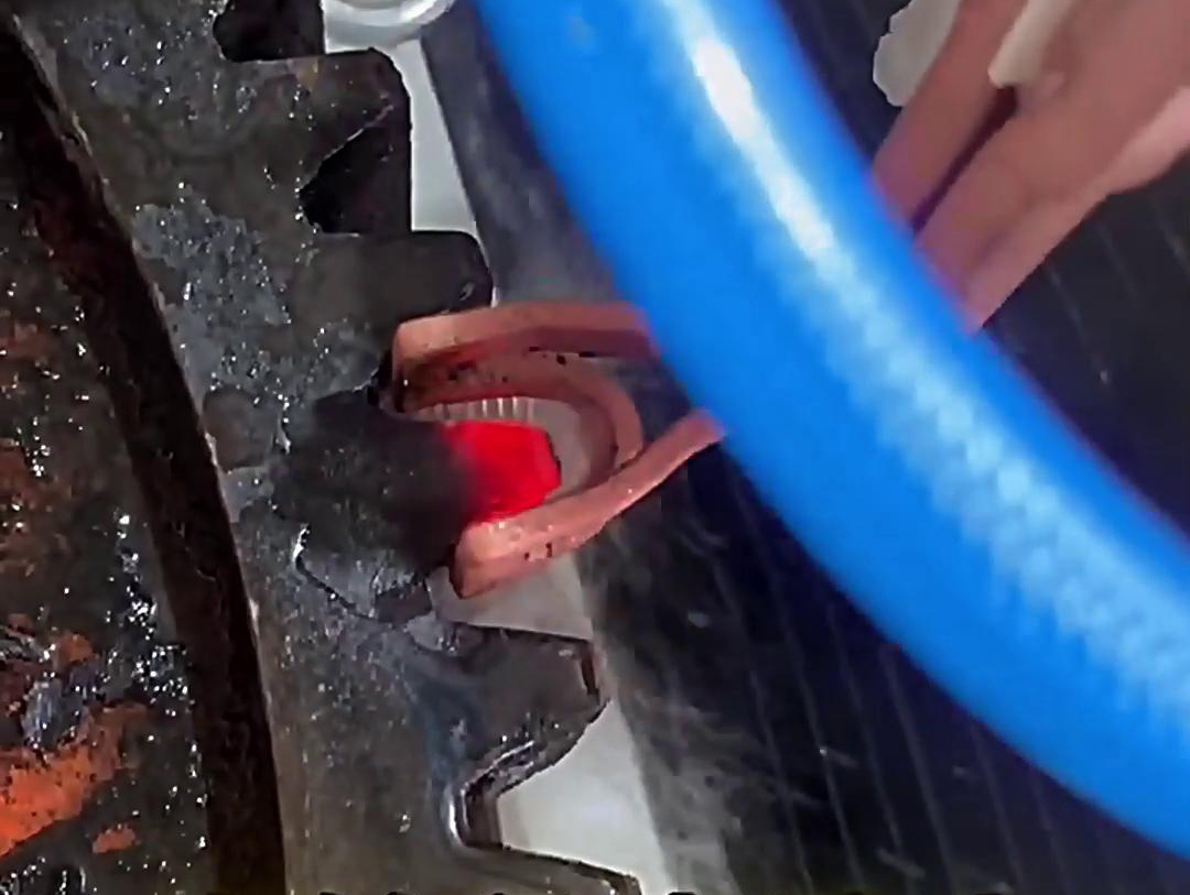 10秒鐘帶你看懂齒輪單齒高頻淬火