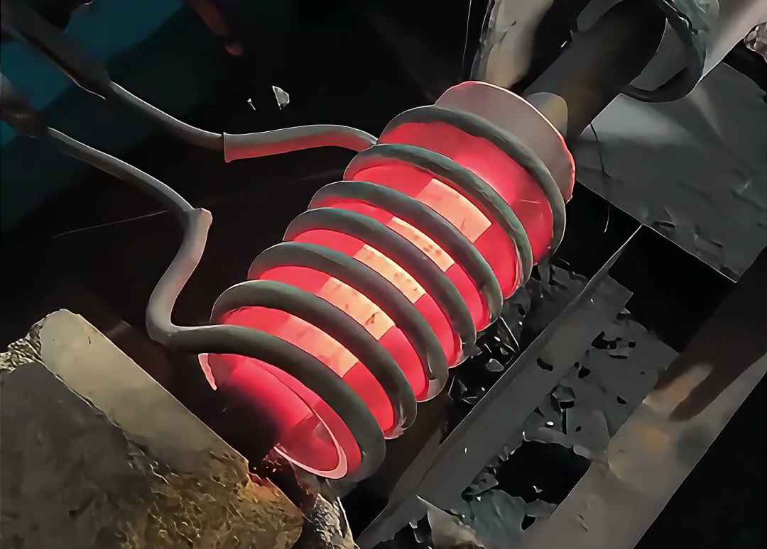 高頻機局部加熱棒料端頭加熱 適配鍛造、熱鐓、淬火等全工藝